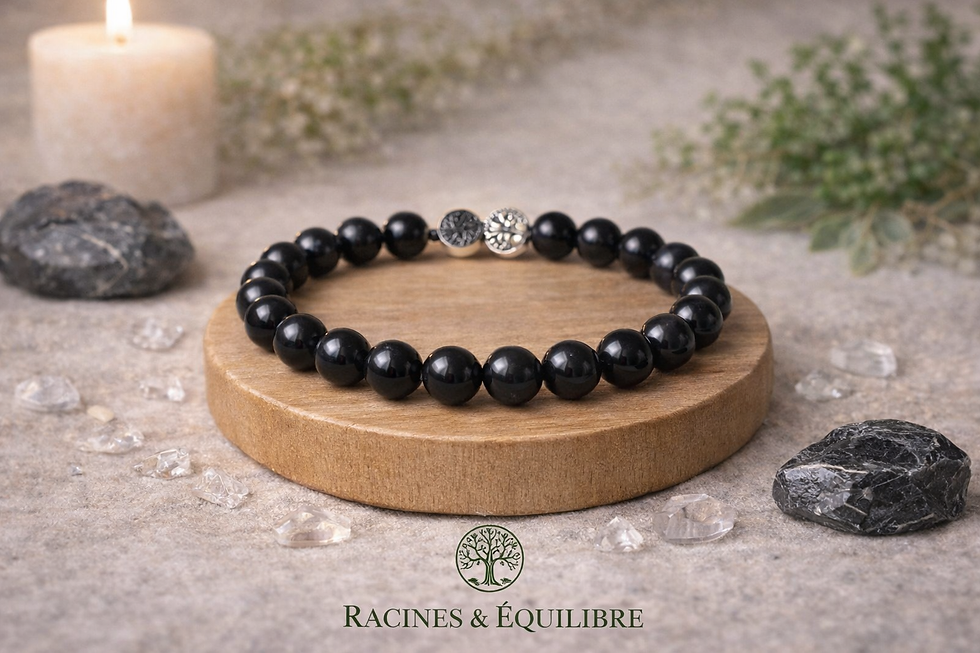 Bracelet en obsidienne oeil celeste