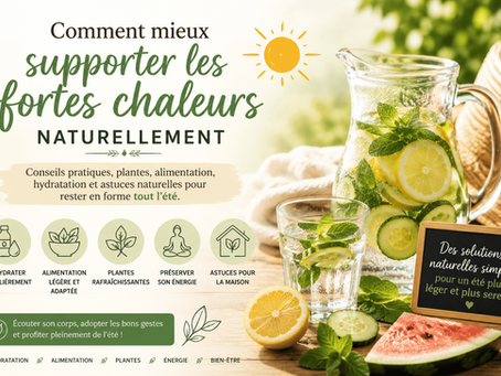 Comment mieux supporter les fortes chaleurs naturellement