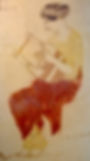 Singing Muse, lekythos, Staatliche Antikensammlungen Munich, Germany