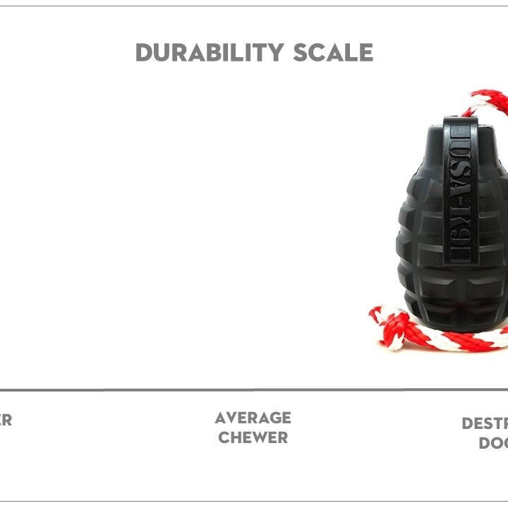 Thumbnail: USA-K9 Magnum Grenade - Chew Toy - Reward Toy - Black