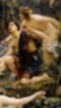 Hylas and the Water Nymphs, Henrietta Rae, Private Collection