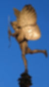 Anteros, Alfred Gilbert, Shaftesbury Memorial Fountain, Piccadilly Circus, London, UK