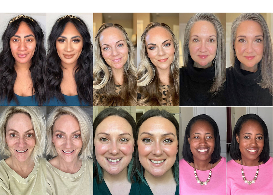 Seint Before and Afters. Ever wondered what Seint looks like on different tones and ages?