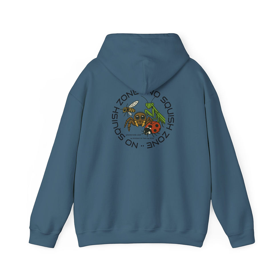 Thumbnail: No Squish Zone - Hoodie - Front Logo, Back Design