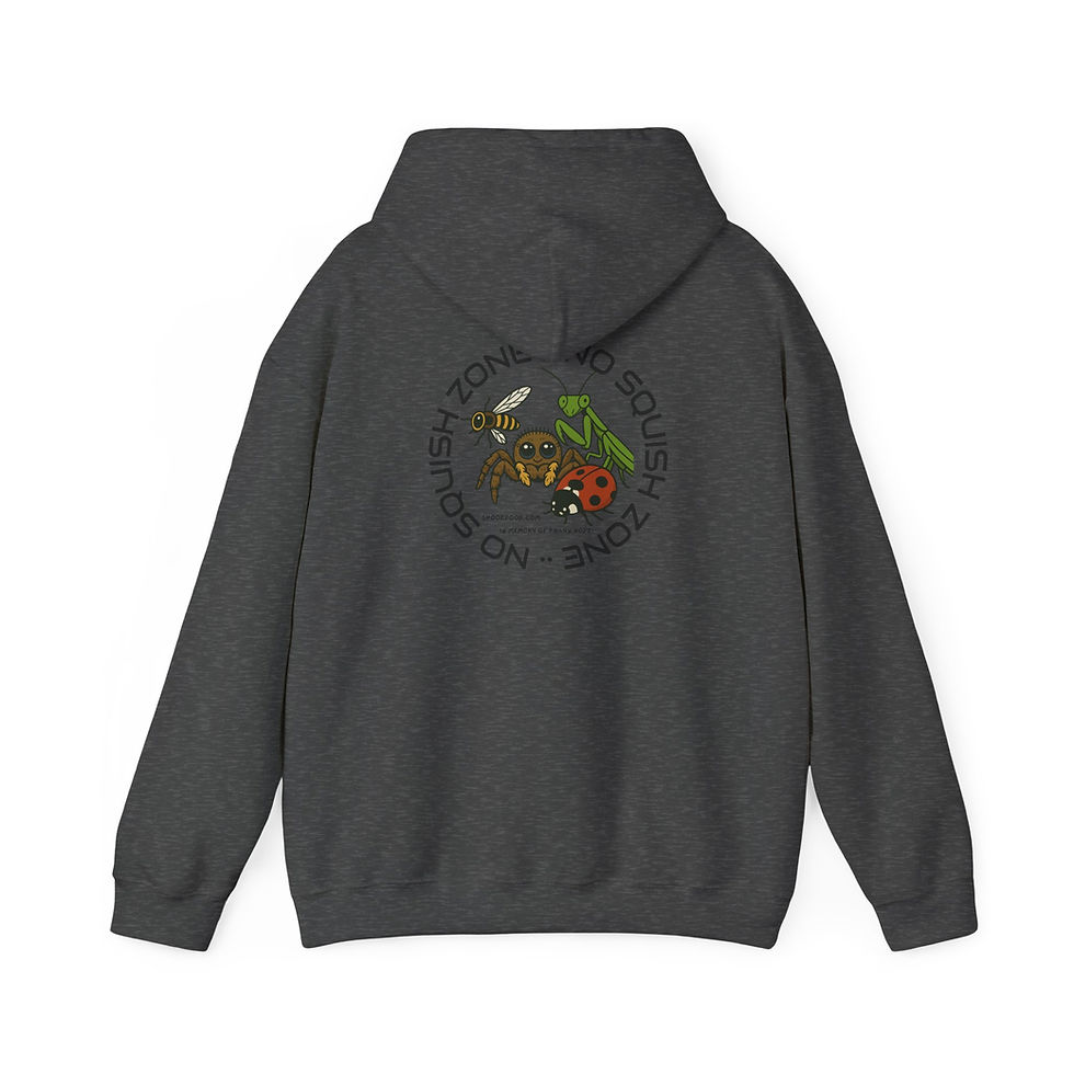 Thumbnail: No Squish Zone - Hoodie - Front Logo, Back Design