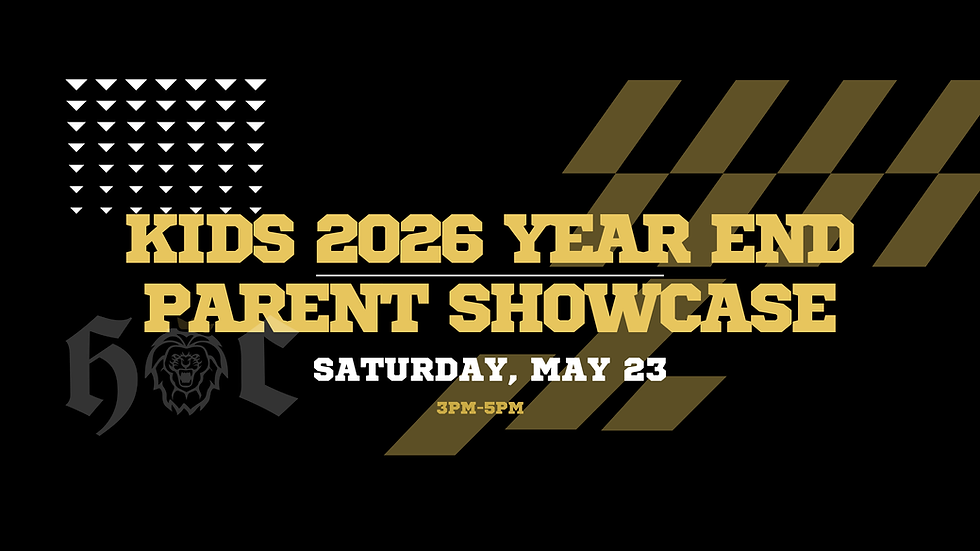 Kids End of Year Parent Showcase 2026
