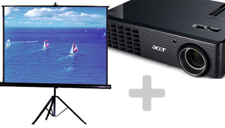 Vidéo projecteur Professionnel + Ecran