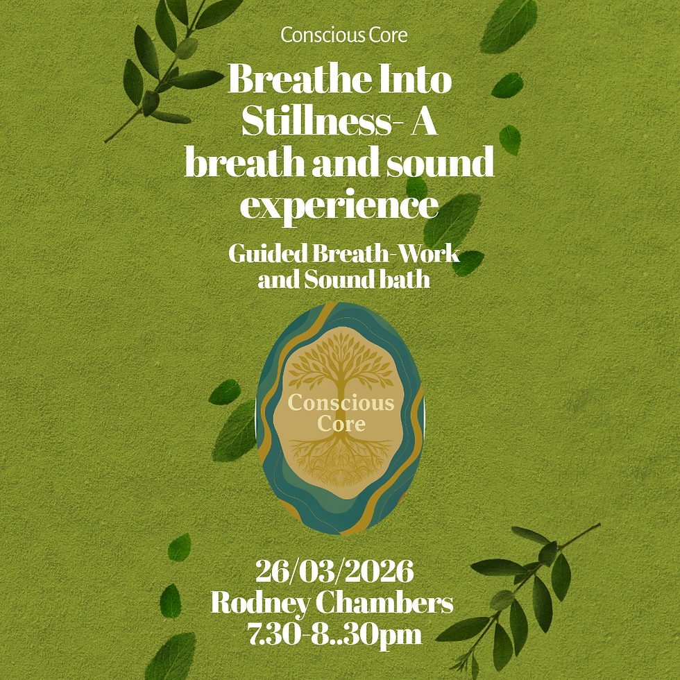 Breathe Into Stillness- A breath and sound experience