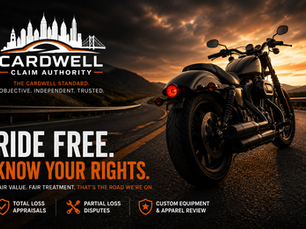10 Things Every Motorcycle Owner Needs to Know About Total Loss Claims, Motorcycle Values & Insurance Coverage
