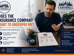 Does The Insurance Company Want To Underpay Me?