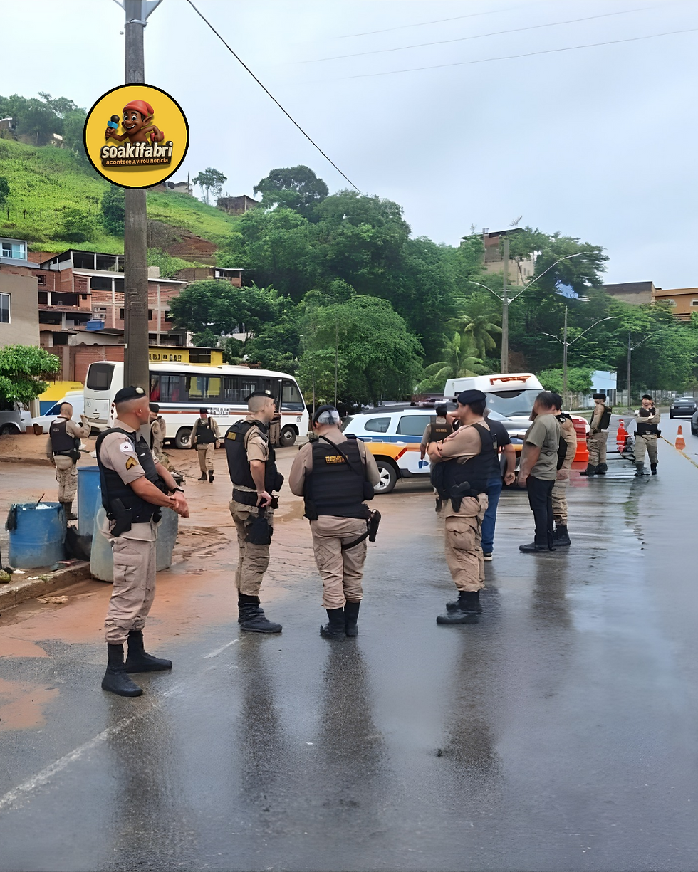 Grande operação policial mobiliza PM, PC e helicóptero em Ipatinga.