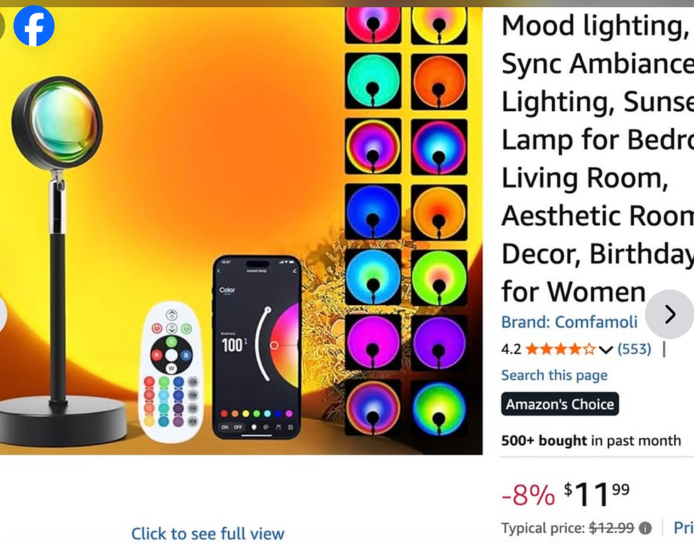 Thumbnail: RGB Adjustable Height Sunset Lamp CiAO TECH
