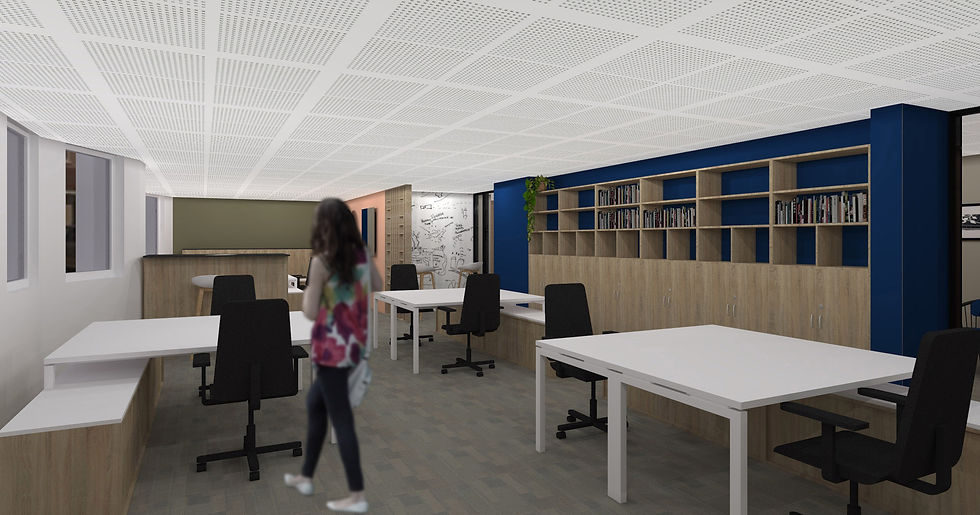 Espace de travail Feng Shui by axial design