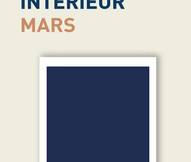 "Le Mois Intérieur" : Bleu Marine