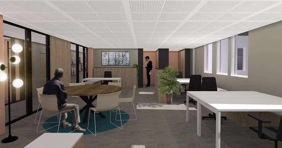 Espace de travail Feng Shui by axial design