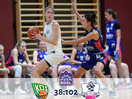BDSL: Auswärtssieg gegen KOŠ Celovec (38:102)