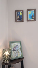 framed postcard art by Tracy Christina Art