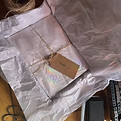 Carefully packaging a pet portrait