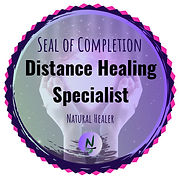 Seal of Completion Distance Healing Specialist