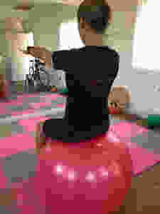 Active rehab exercise in physio clinic