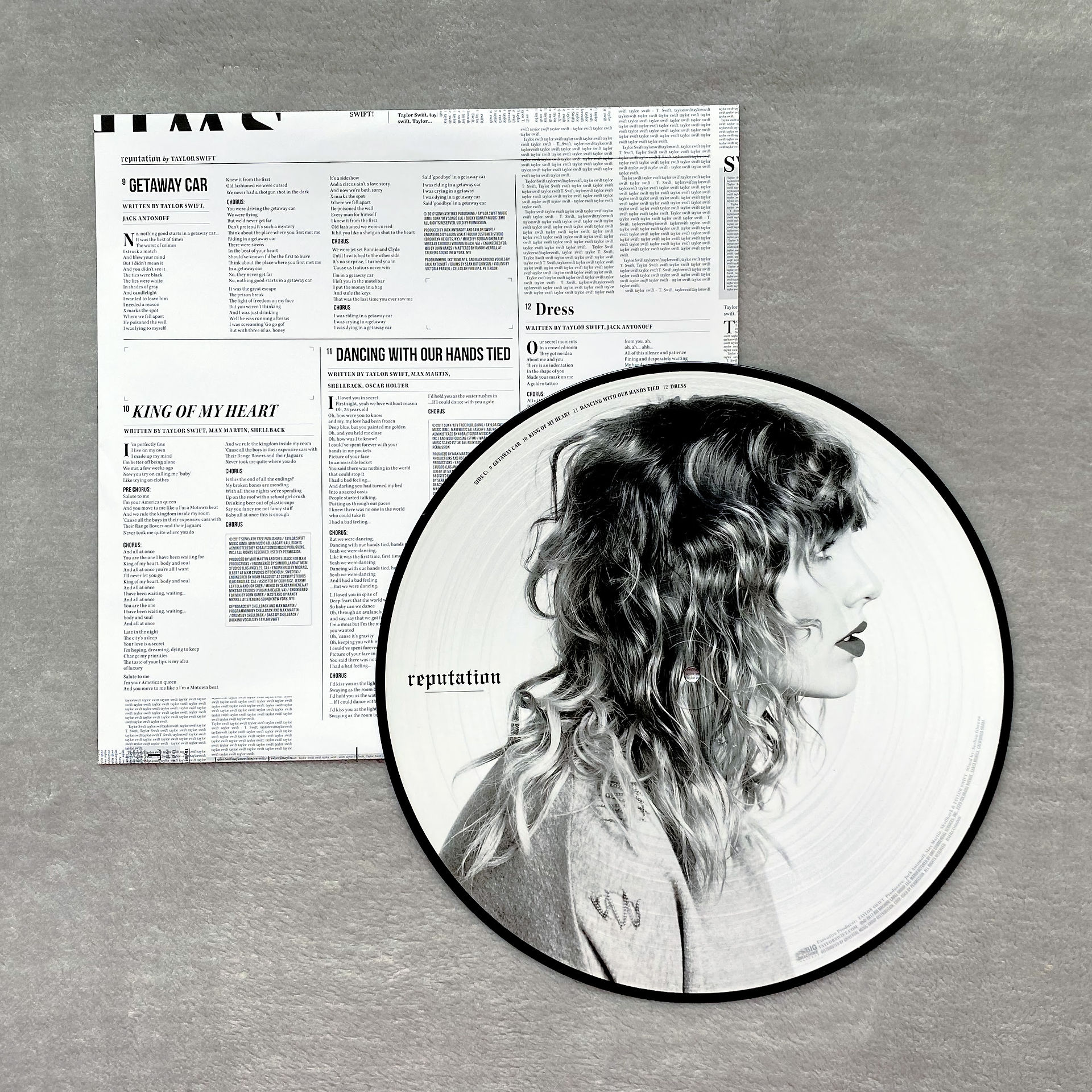 Taylor Swift Reputation Picture Disc Vinyl Side C