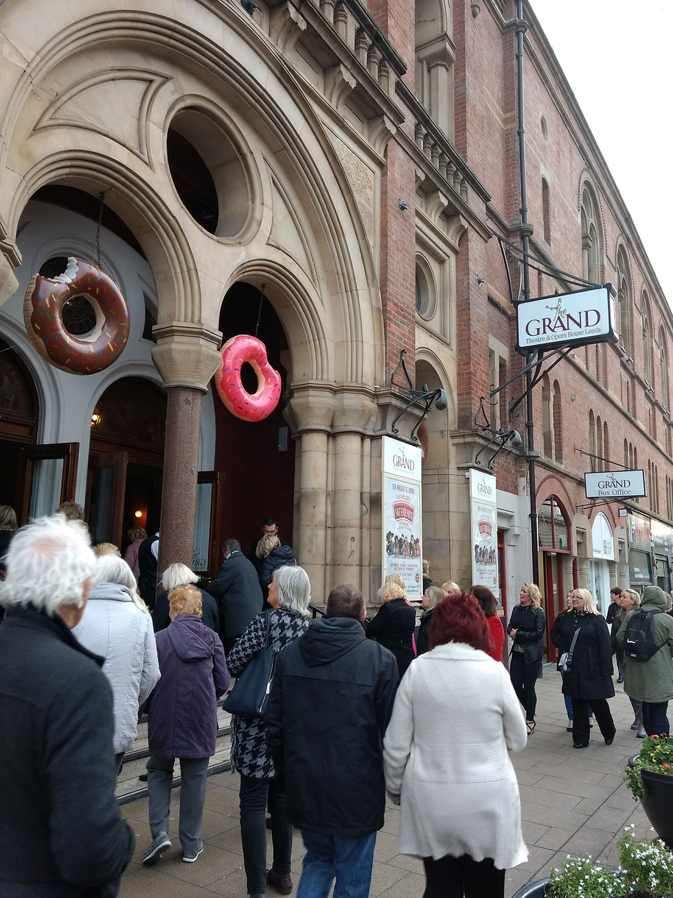 Outside Leeds Grand Theatre