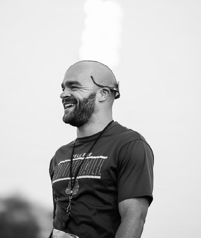 Professional athletic coach portrait