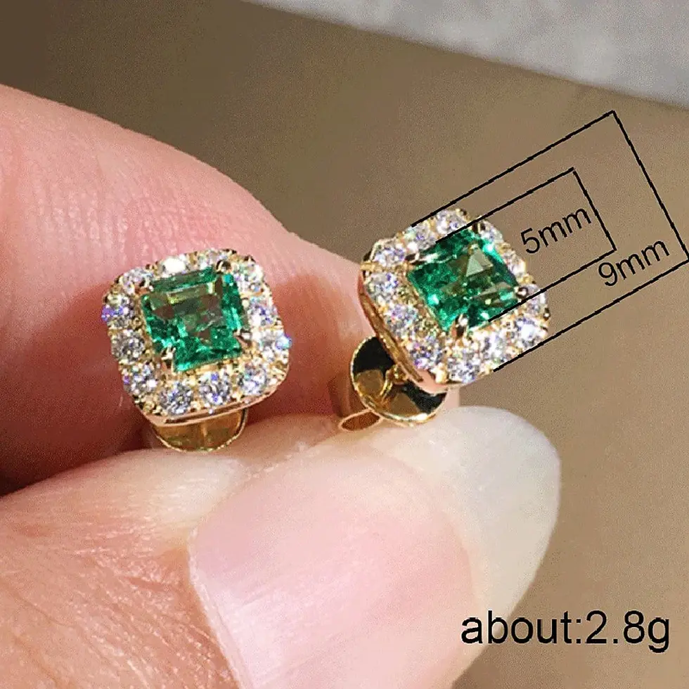 Thumbnail: Elegant Eternity Zircon Studs