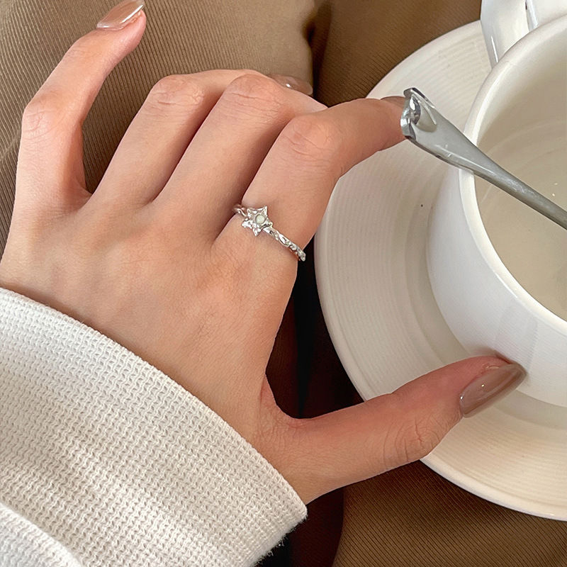Thumbnail: 925 Sterling Silver Heart Ring