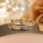 Thumbnail: Two-Tone Copper Stack Ring Set