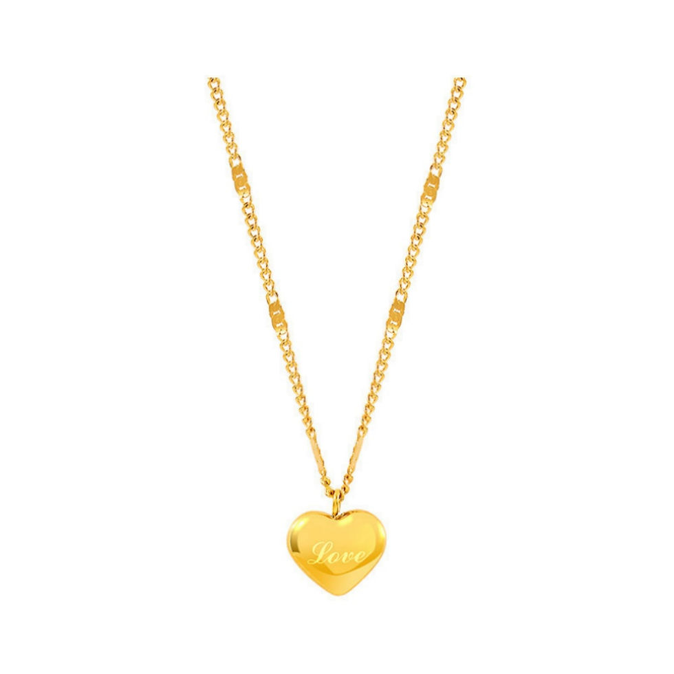 Thumbnail: Trend Gold Heart Necklace