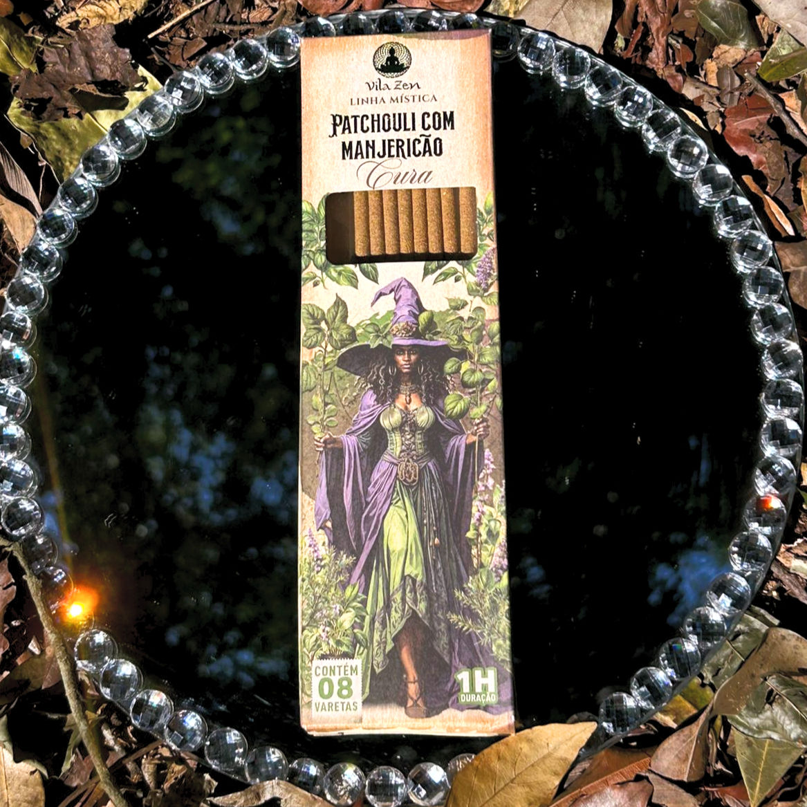 Incenso Patchouli com Manjericão Cura