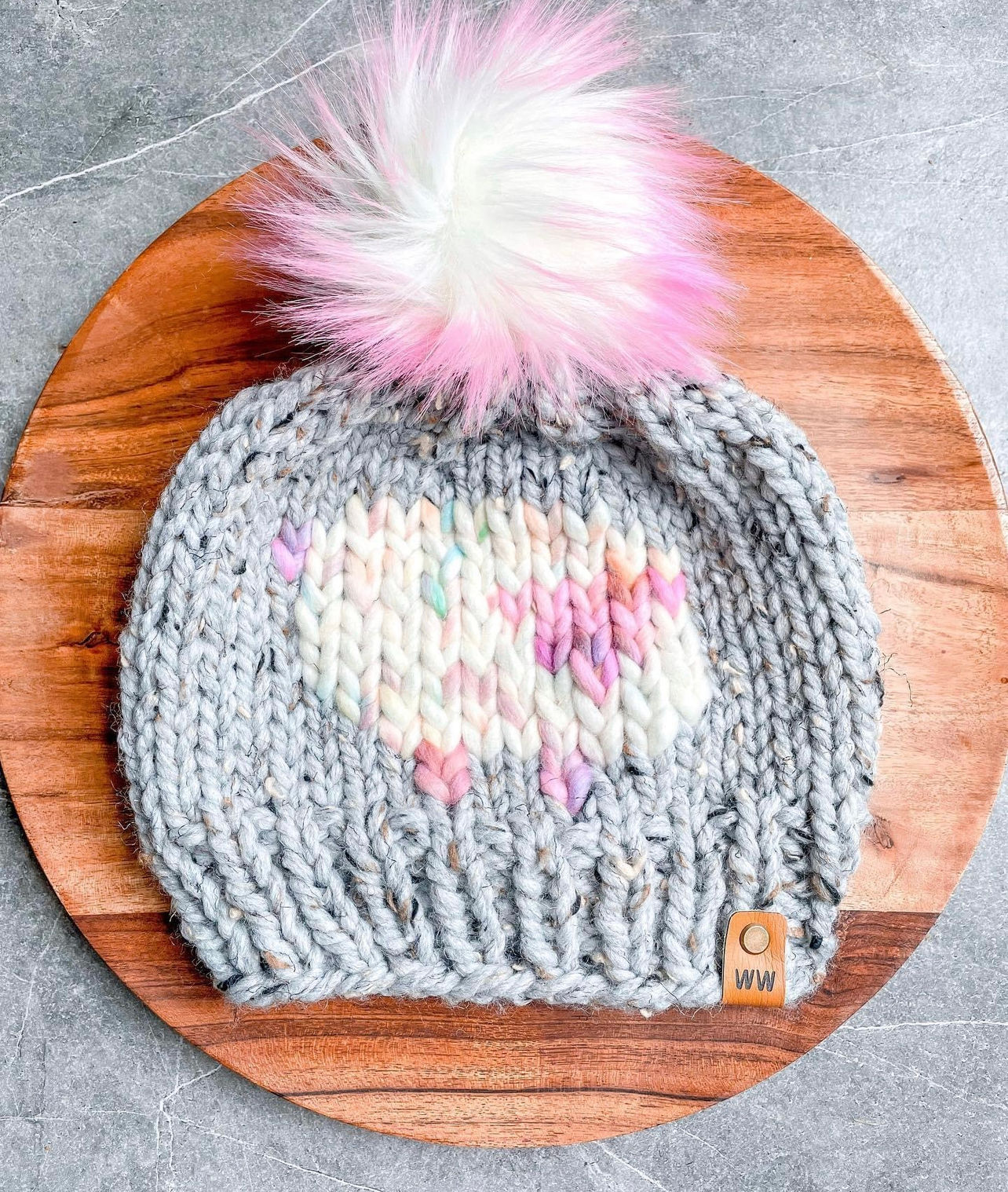 Sheep knit hat