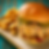 FriedChicken Burger med Pommes