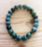 Bracelet jaspe turquoise africaine 8 mm