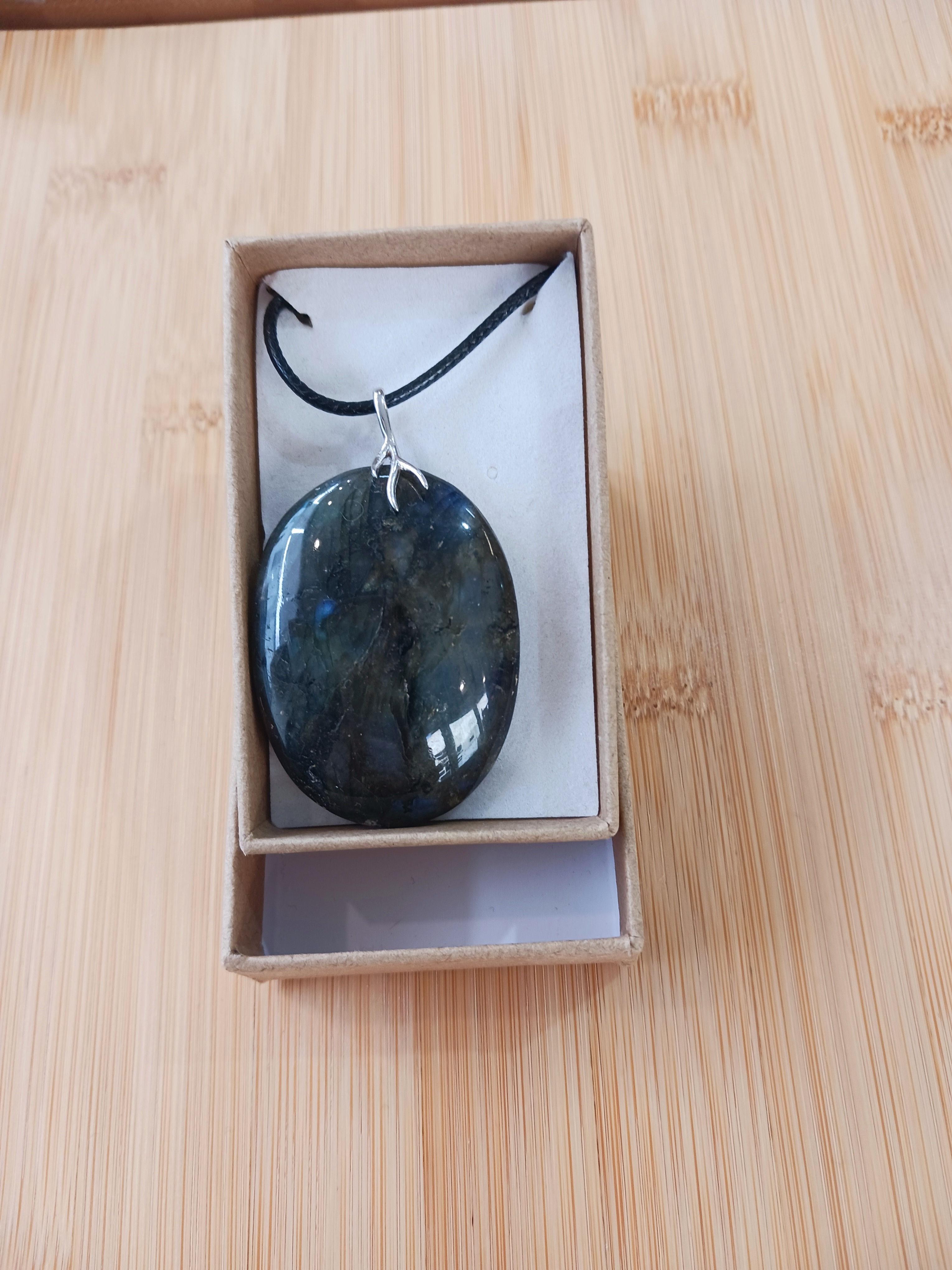Pendentif en labradorite