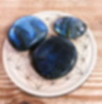pierre plate labradorite
