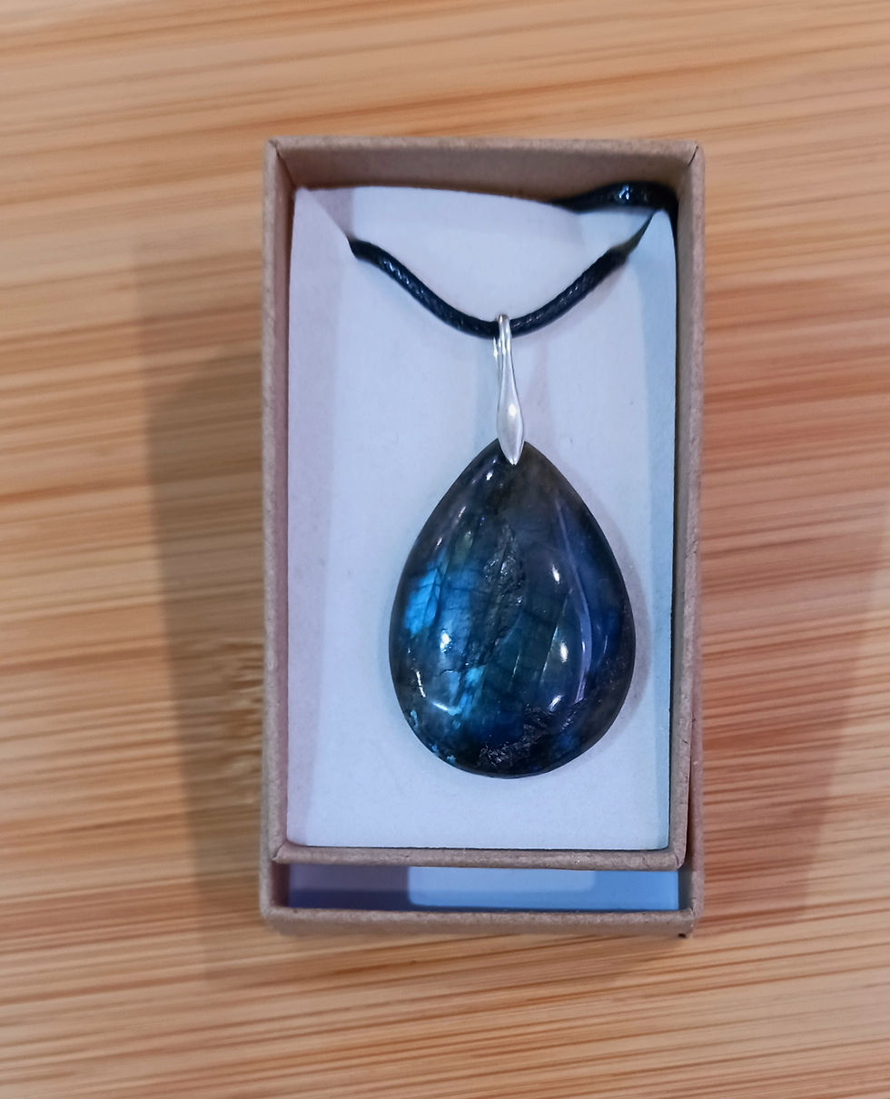 Pendentif en labradorite
