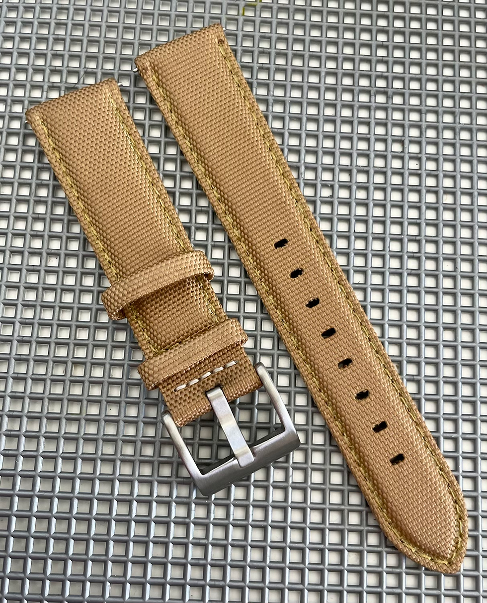 Thumbnail: TAN sailcloth strap TAN stitch