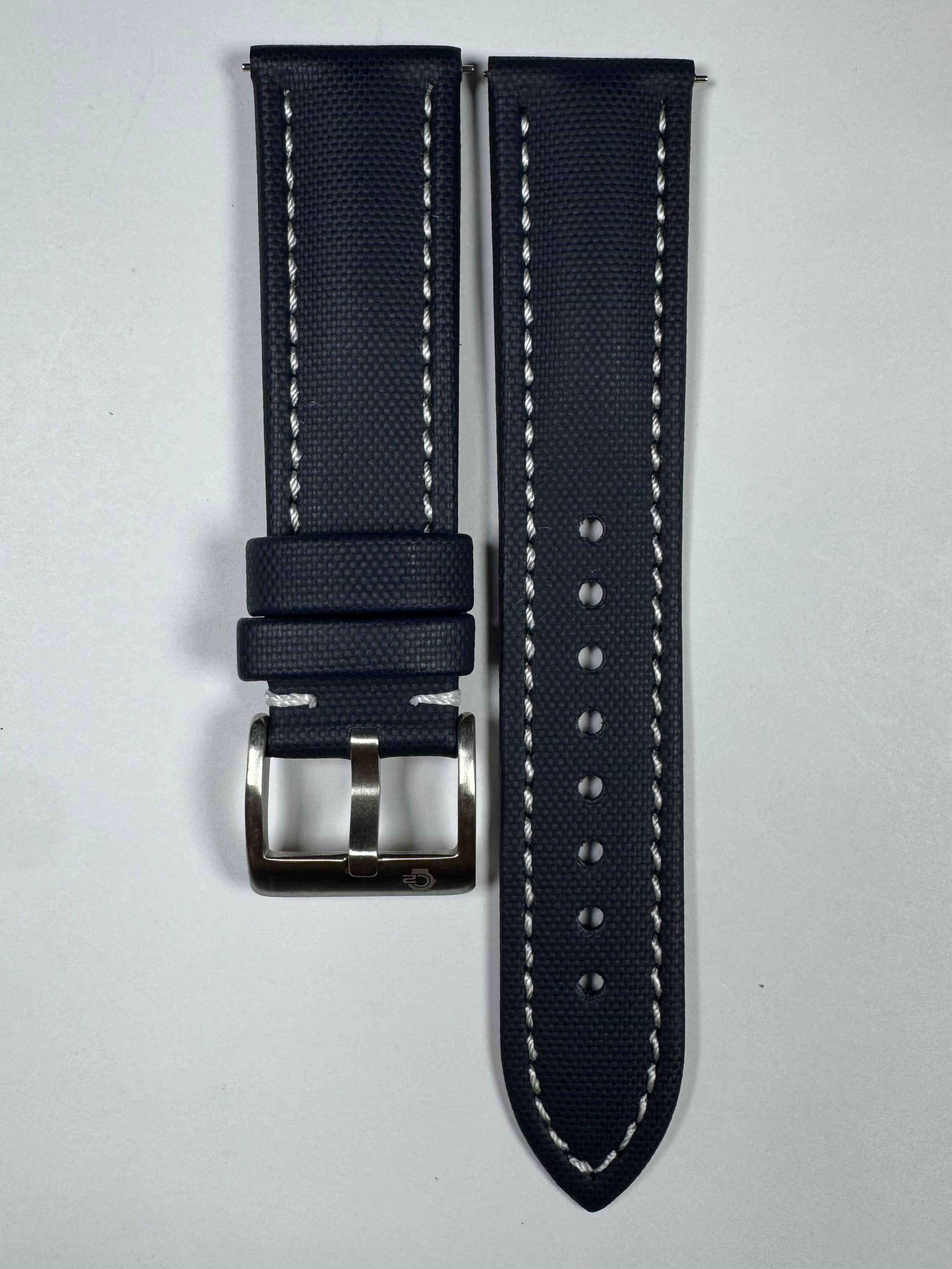 NAVY High Quality Real Sailcloth Waterproof Watch Strap