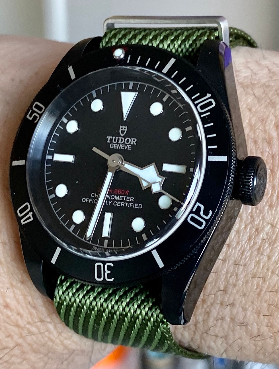 Thumbnail: Tudor NATO strap for Black Bay watches - Nylon military band