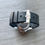 Thumbnail: 21mm Black Vulcanized Flared Rolex Rubber Strap RED stripe DeepSea