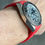 Thumbnail: 20mm RED Vulcanized Rubber strap for Rolex watches
