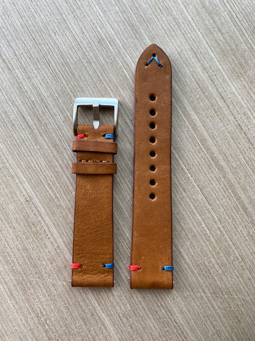 Thumbnail: RUSTIC BROWN Antique Vintage leather GMT strap
