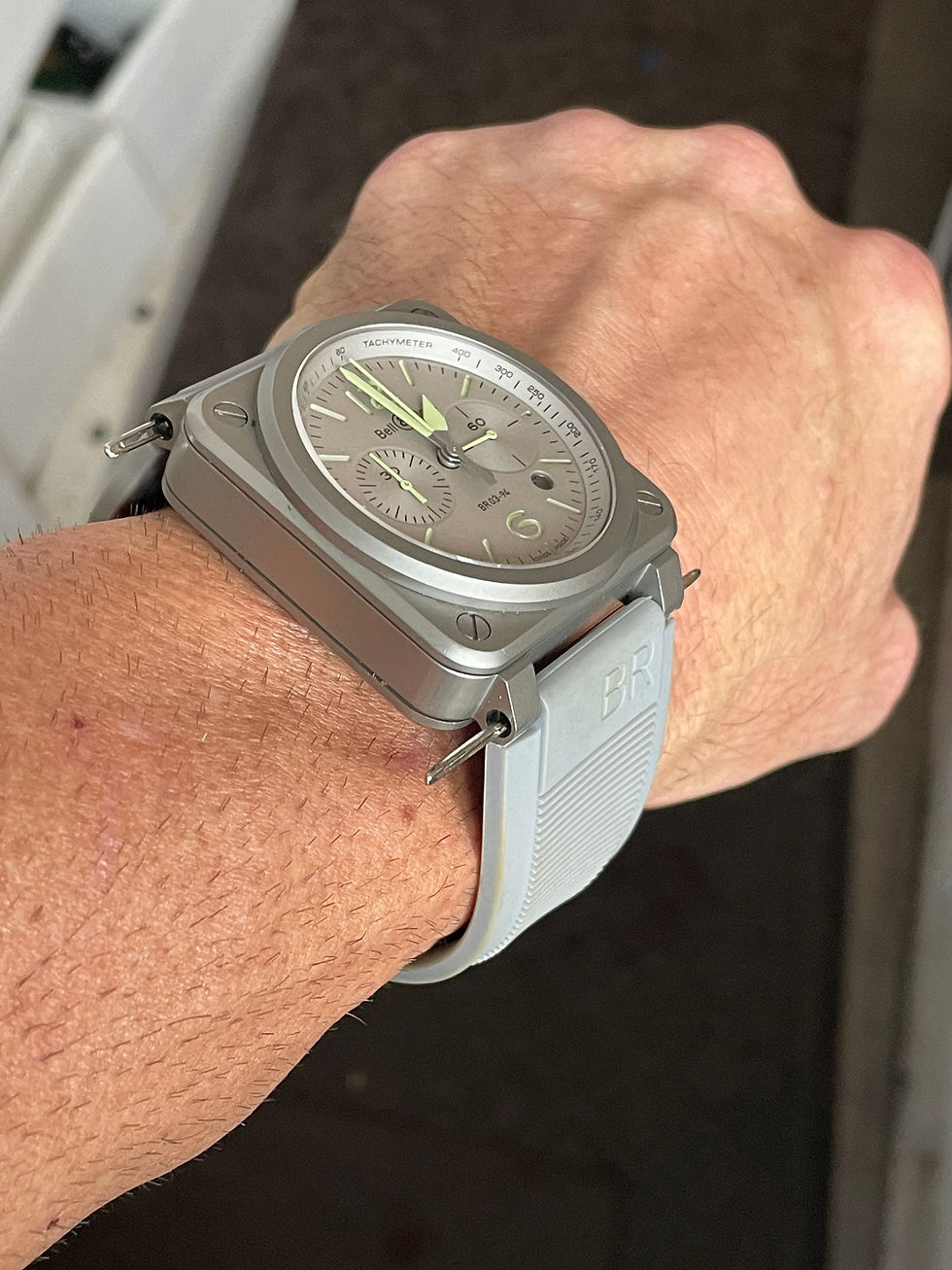 Thumbnail: Bell & Ross (new style) fits Br01 & Br03 models Silver buckle