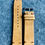 Thumbnail: Light BROWN Vintage Leather strap BROWN stitching