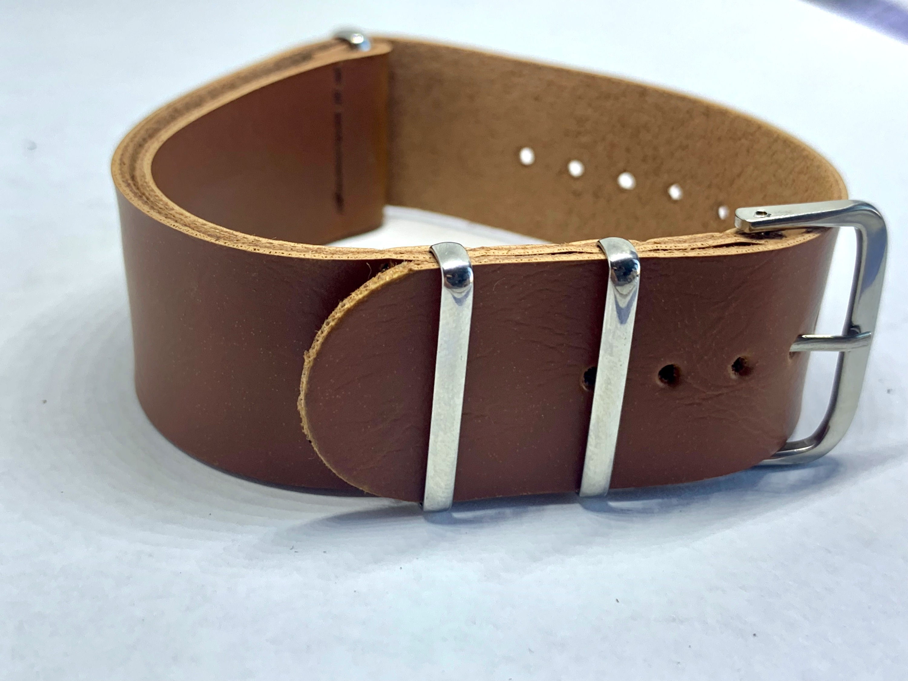 Light Brown Leather Nato