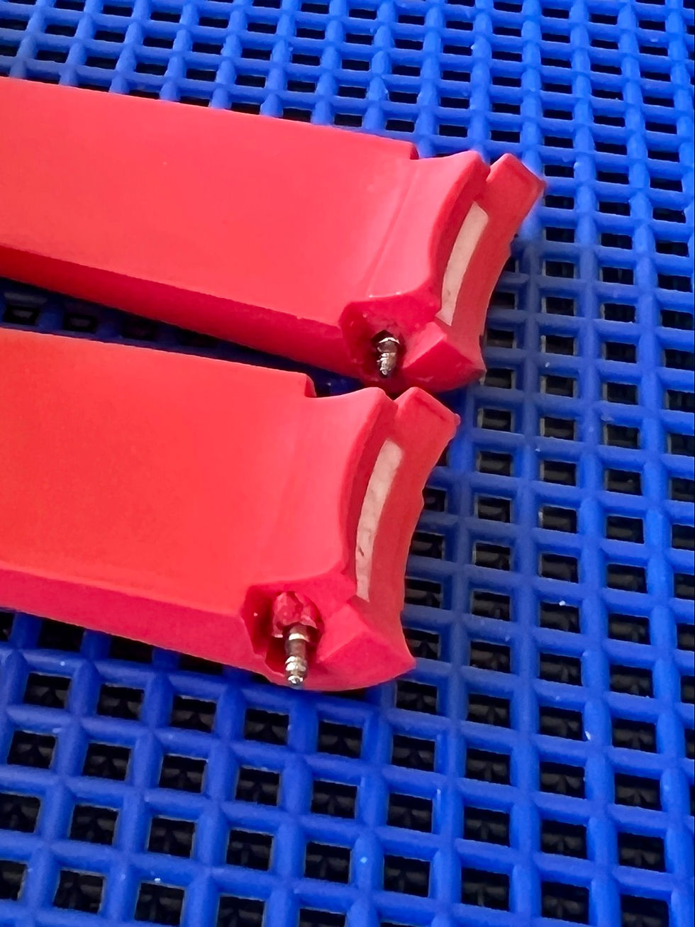 Thumbnail: RED Vulcanized Rubber strap RED stripe Rolex watches