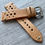 Thumbnail: TAN Thick, Crazy Horse Leather Racing watch strap - OLIVE GREEN