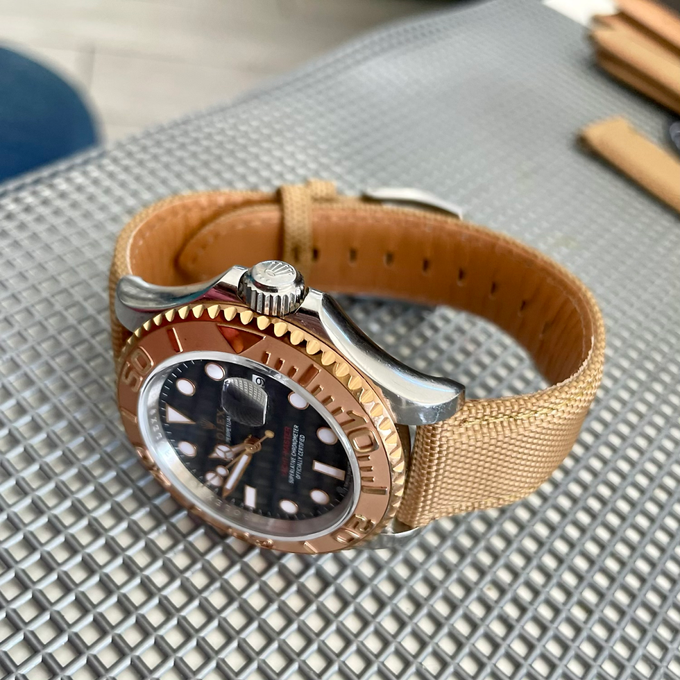 Thumbnail: TAN sailcloth strap TAN stitch